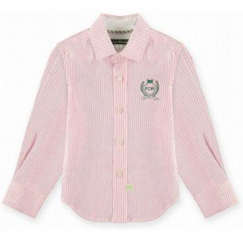 Pan con Chocolate Camisa de manga larga a rayas para niños
