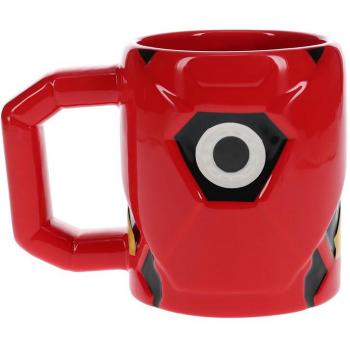 Taza 3D Reactor Iron Man - Producto Oficial Marvel, 500 ml, Cambia de Color con el Calor, Regalo Coleccionable para Fans de Avengers