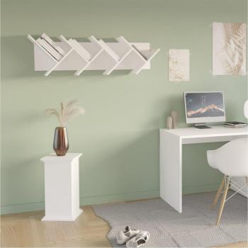 Mesita Decorativa con Puerta Blanco 57,4 cm