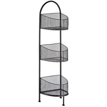 Estantería de Metal Negro (21,2 x 97 x 28,5 cm)