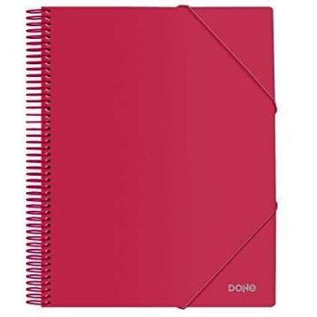 Carpeta de espiral - 30 fundas de 80 micras - Rojo