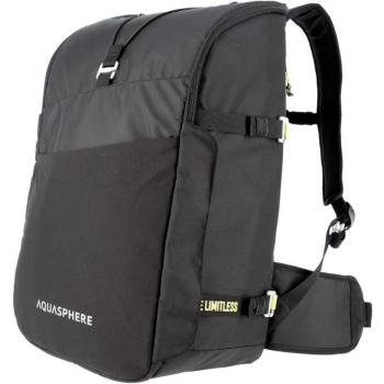 Aquasphere Mochila Transition 35l Negra con detalles amarillos