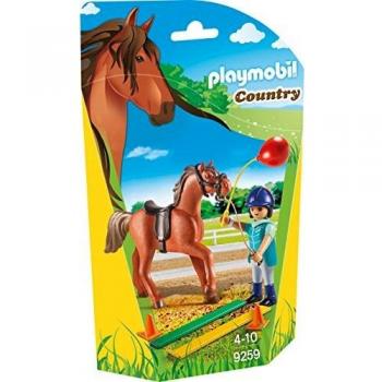 PLAYMOBIL-9259 Terapeuta de Caballos, Multicolor, Sin tañosllaños