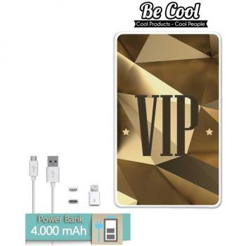 Becool® - Batería Externa Power Bank 4000 mah + Gratis 1 cable USB-MicroUsb