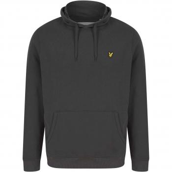 Lyle & Scott Men's Organic Cotton Pullover Hoodie in Grey - Size Small