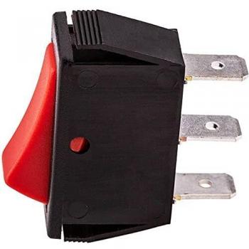 ElectroDH Interruptor Basculante Unipolar ON-ON 16A/250Vac Rojo