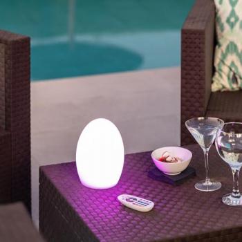 Lámpara de Mesa LED RGB Portátil Muna para Exterior con Batería Recargable 2.5W