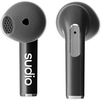 Sudio N2BLK Auriculares True Wireless Stereo (TWS) Dentro de oído Bluetooth Negro Llamadas/Música USB Tipo C