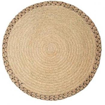Alfombra de yute natural Ø140 cm Klast