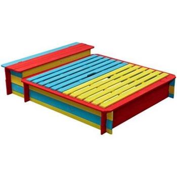 Arenero 2 Tapas/bancos Jade Madera Caja Parque Juegos Arena Swing King 7850033