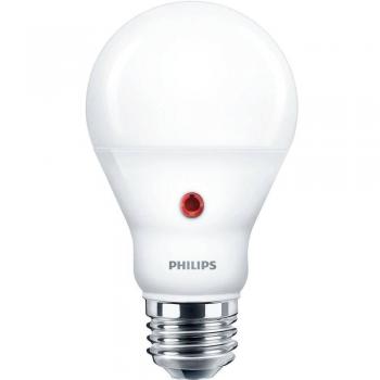 Philips Bombilla LED con Sensor Crepuscular E27 7,5W 806lm 2700K