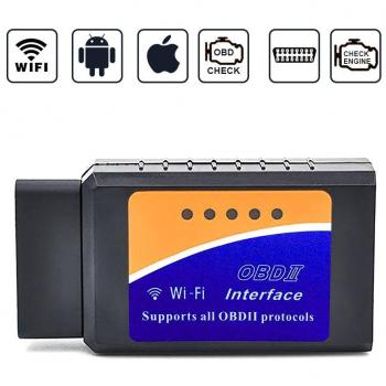 EX1 Coche WIFI OBD2 OBDII Cable Escáner de Diagnóstico Instrumento Dispositivo ELM327 para iOS Android Windows