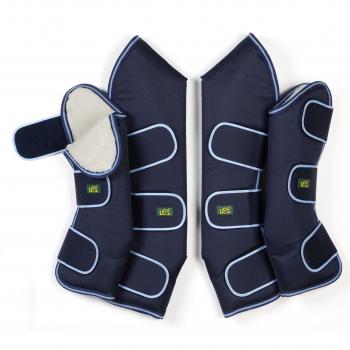 USG United Sportproducts Germany 14560002-401 Transportgamasche, Vollblut, Blau 4tlg, Obermaterial 100% Polyester, 1200 Denier, Wattierung und Innenfutter 100% Polyester