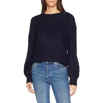 Vero Moda Vmmarion LS Blouse, suéter para Mujer, Azul
