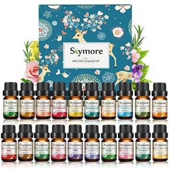 Skymore 20pcs Aceites Esenciales Aromaterapia Aceite para Difusor para Lámparas de Fragancia, Jabón, SPA Set Regalo Ideal
