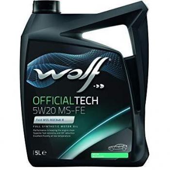 Aceite de Motor Wolf Officialtech 5W20 MS-FE Alta Calidad - Bidón de 5 Litros
