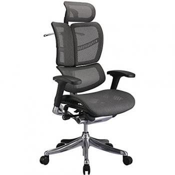 Silla de oficina ergonómica CLP Norfolk Gris: comodidad y estilo en una sola solución