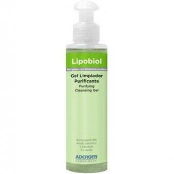 Gel Limpiador Purificante Adergen Lipobiol Piel Grasa 200ml.