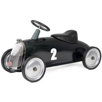 Correpasillos Rider Gentleman - Correpasillos de diseño clásico, fabricado en metal y madera, con ruedas silenciosas, asiento cómodo y manillar ajustable, ideal para niños a partir de 1 año