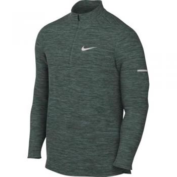 Camiseta de running Dri-FIT con media cremallera para hombre - Nike - Verde (S)