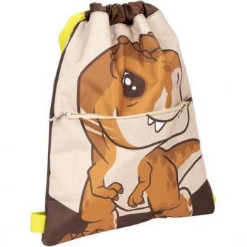 Mochila Saco Infantil Jurassic Park Ocre 27 x 33 cm Cerdá