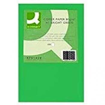 Q-Connect - Papel Color Din A3 80Gr Verde Paquete De 500 Hojas