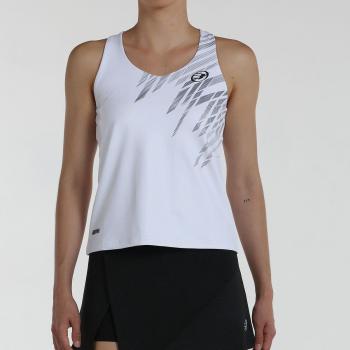 Bullpadel Rizon - Camiseta de Tenis & Pádel para Mujer, Color Blanco