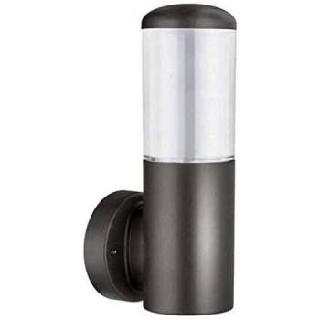 Aplique moderno para Exterior Azafran Gris en policarbonato Fabrilamp