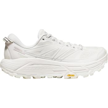 Hoka Mafate Speed 2 Unisex Casual Running Shoes - White/Lunar Rock, Size 42