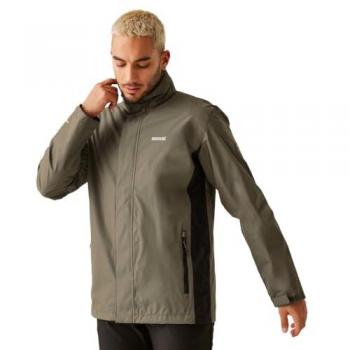 Regatta Men's Lightweight Waterproof Jacket Black Crocodile XL