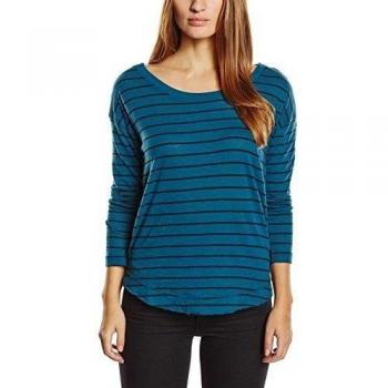 edc by ESPRIT gestreift-Camiseta Mujer,  
 Blau
