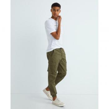Jack & Jones Men's Kane Noah Cuffed Cargo Pants in Olive Night
