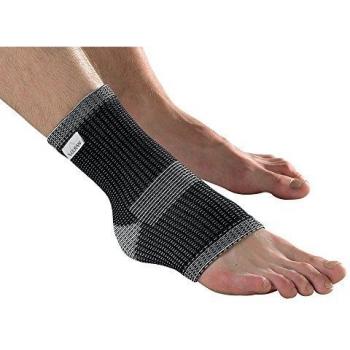Vulkan Advanced Tobillera Elástica, Hombre, Negro, L