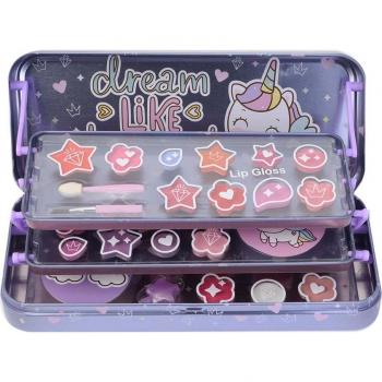 Estuche de maquillaje Triple Layer Beauty Tin - Unicorn de Lip Smacker