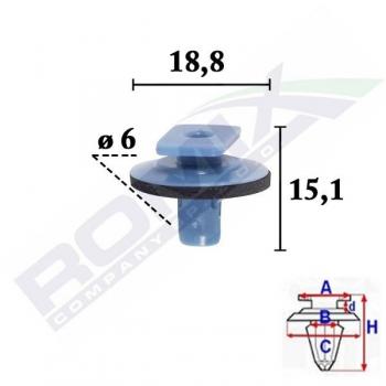 Pinza para tapicería y grapa ROMIX C70552, herramienta de sujeción con diseño ergonómico, fabricada en acero resistente, incluye sistema de carga rápida de grapas, ideal para trabajos de tapicería y manual