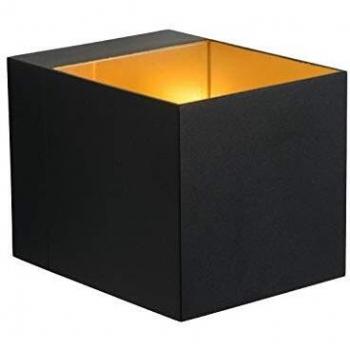Aplique de Pared Moderno Devi Negro Dimmable con Luz Direccionable G9