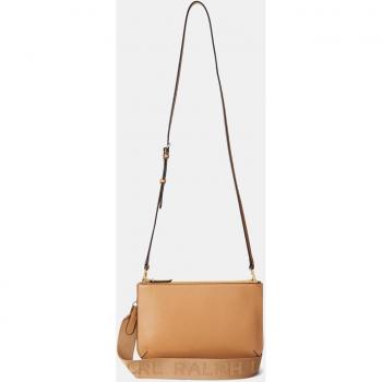 Lauren Ralph Lauren Medium Natural Leather Crossbody Bag for Women