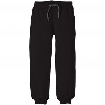 NAME IT SWEAT KIDS PANT UNBRUSHED R NOOS, Pantalones Niñas, Negro