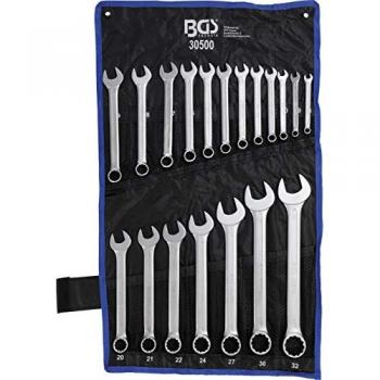 Juego de llaves combinadas BGS 30500 - 19 piezas - Medidas de 8 a 32 mm
