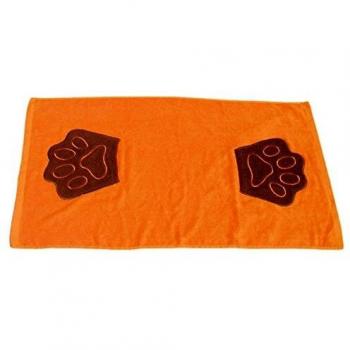 Freedog FD6000021 - Toalla, para Perro, Color Naranja