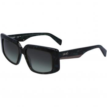 Liu Jo LJ791S 428 Women's Sunglasses Tortoiseshell Petrolio Square Size 54