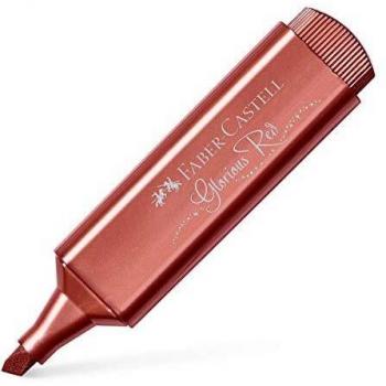 Faber-Castell Textliner 46 Metallic Red - Caja de 10