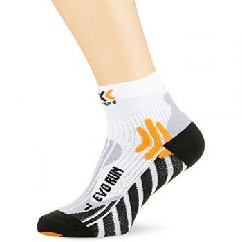 X-Socks Socken Evo Run - Calcetines para hombre, color blanco / negro, talla DE: 2