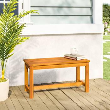 vidaXL Garden Bench - Dimensions: 80x35x45 cm, Material: Solid Acacia Wood
