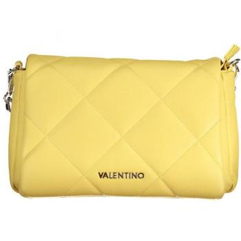 Valentino by Mario Valentino Yellow Polyethylene Handbag with Chain Handle, Female, Size: ONE SIZE
