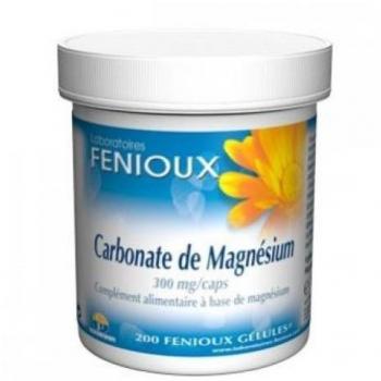 Carbonato de Magnesio 300mg 200 Cápsulas