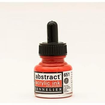 Sennelier - Tinta acrílica en frasco – rosa de veneza