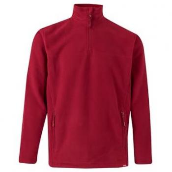 Jersey Polar Verman Cuello Cremallera Rojo Talla S-XXL