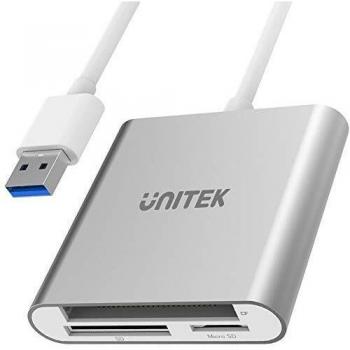Lector de Tarjetas de Memoria Unitek Y-9313 USB 3.0 All-in-One 5 Gbps para SD/microSD/CF