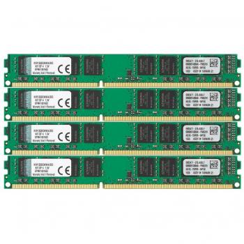 Kingston KVR(1333D3N9K4/32G - Memoria RAM de 32 GB (1333 MHz DDR3 Non-ECC CL9 DIMM Kit (4x8 GB) 240-pin, 1.5V)
